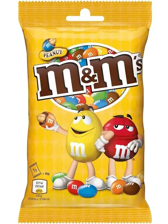Драже «M&M» з арахісом 90 г