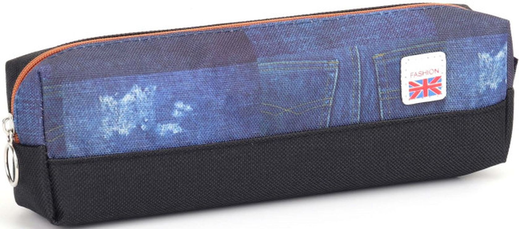 Пенал 21х4,5х6 см темно-синій, ТМ Мандарин