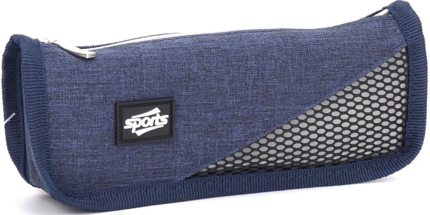 Пенал 21х4,5х7 см синій, ТМ Мандарин