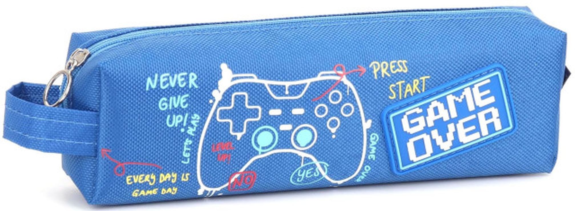 Пенал 21х4,5х6 см синій, ТМ Мандарин