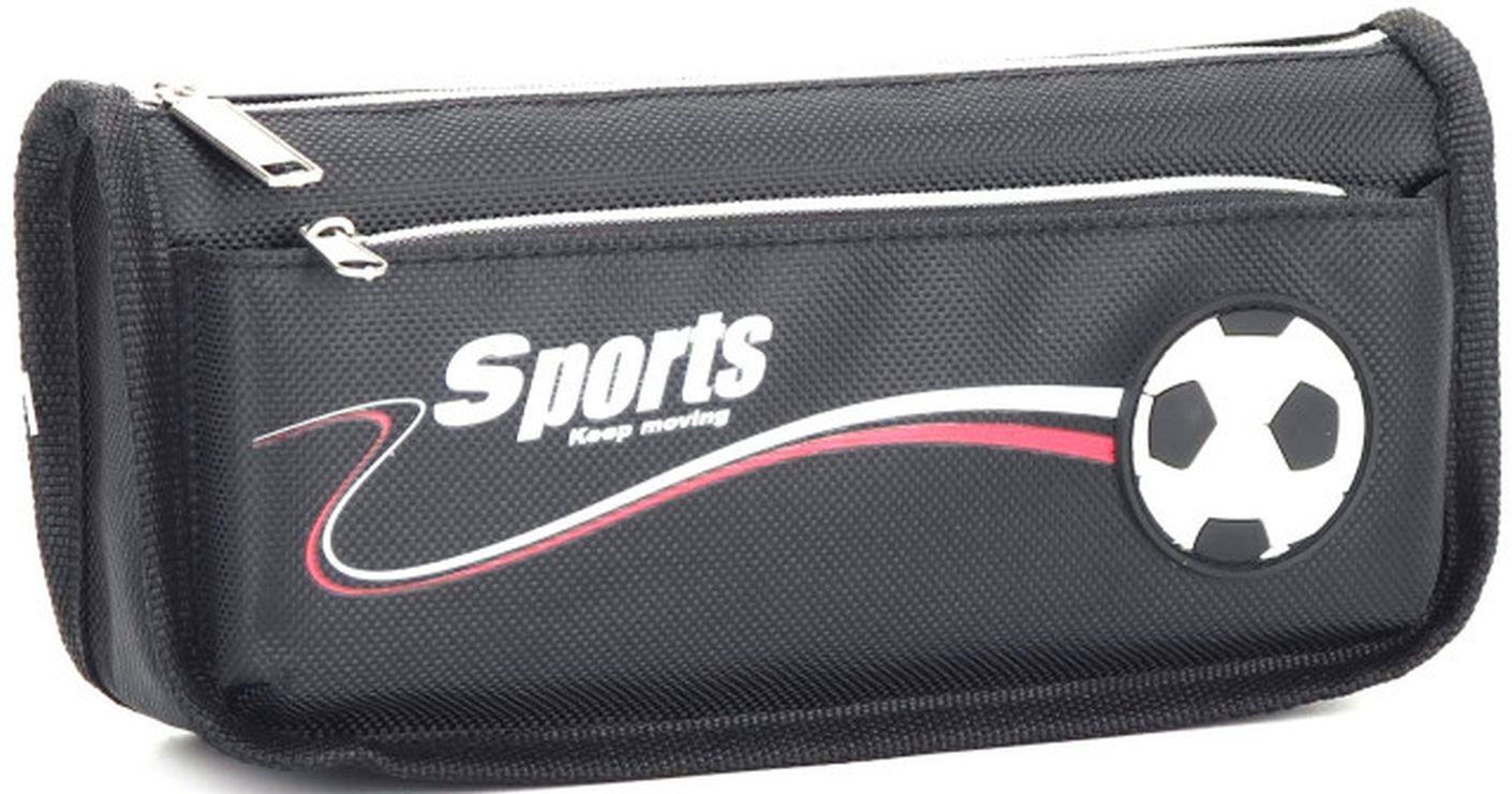 Пенал 21х5,5х9 см чорний, ТМ Мандарин