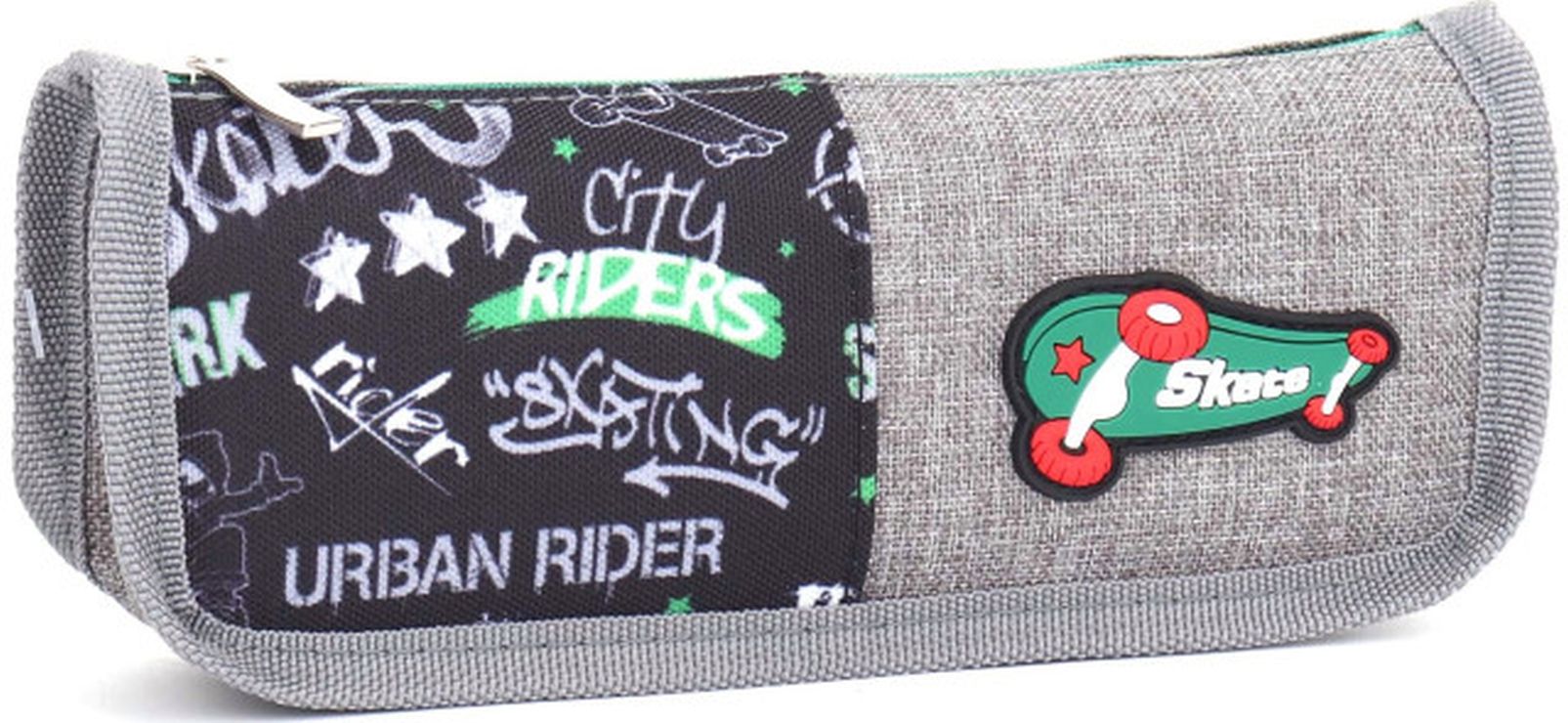 Пенал 21х4,5х7 см сірий, ТМ Мандарин