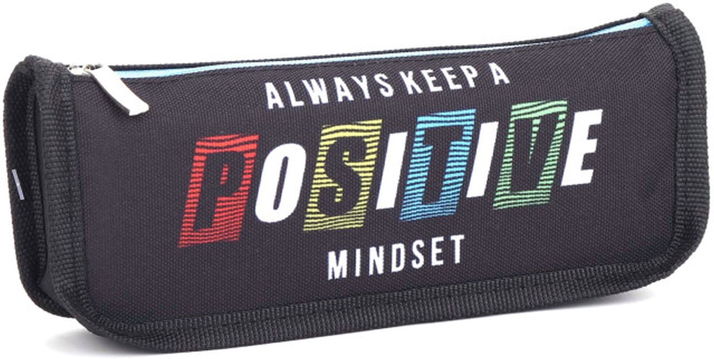 Пенал 21х4,5х7 см чорний, ТМ Мандарин