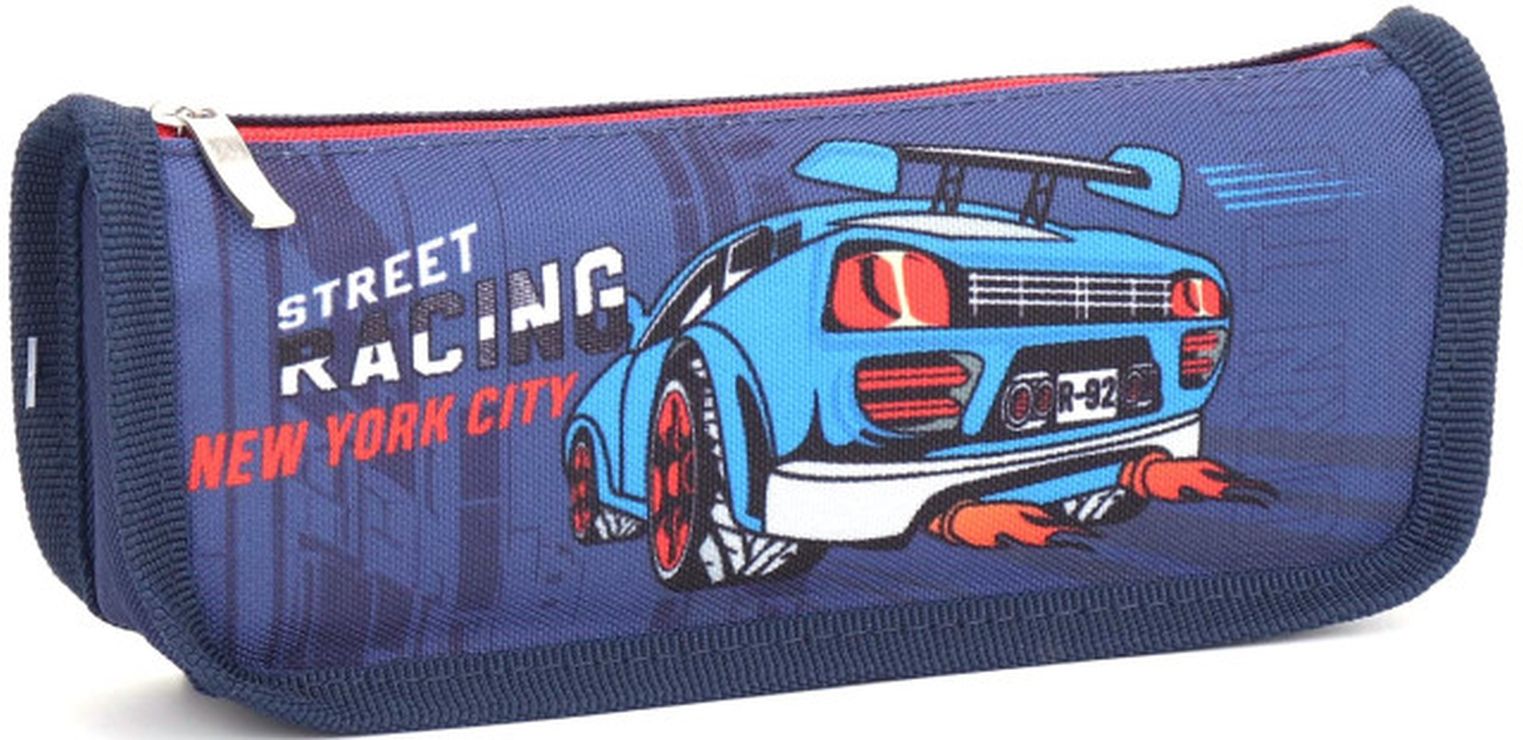 Пенал 21х4,5х7 см синій, ТМ Мандарин