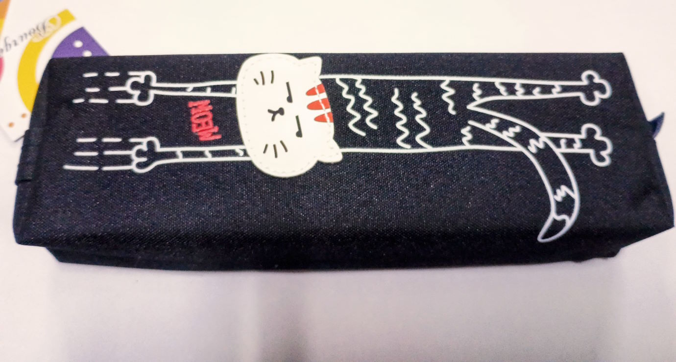 Пенал 21х4,5х6 см чорний, ТМ Мандарин