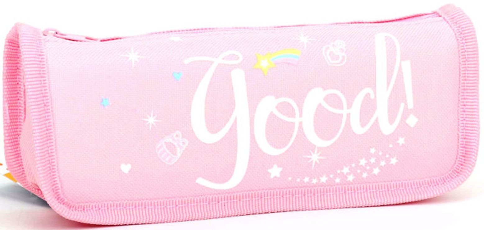 Пенал 21х4,5х7 см рожевий, ТМ Мандарин