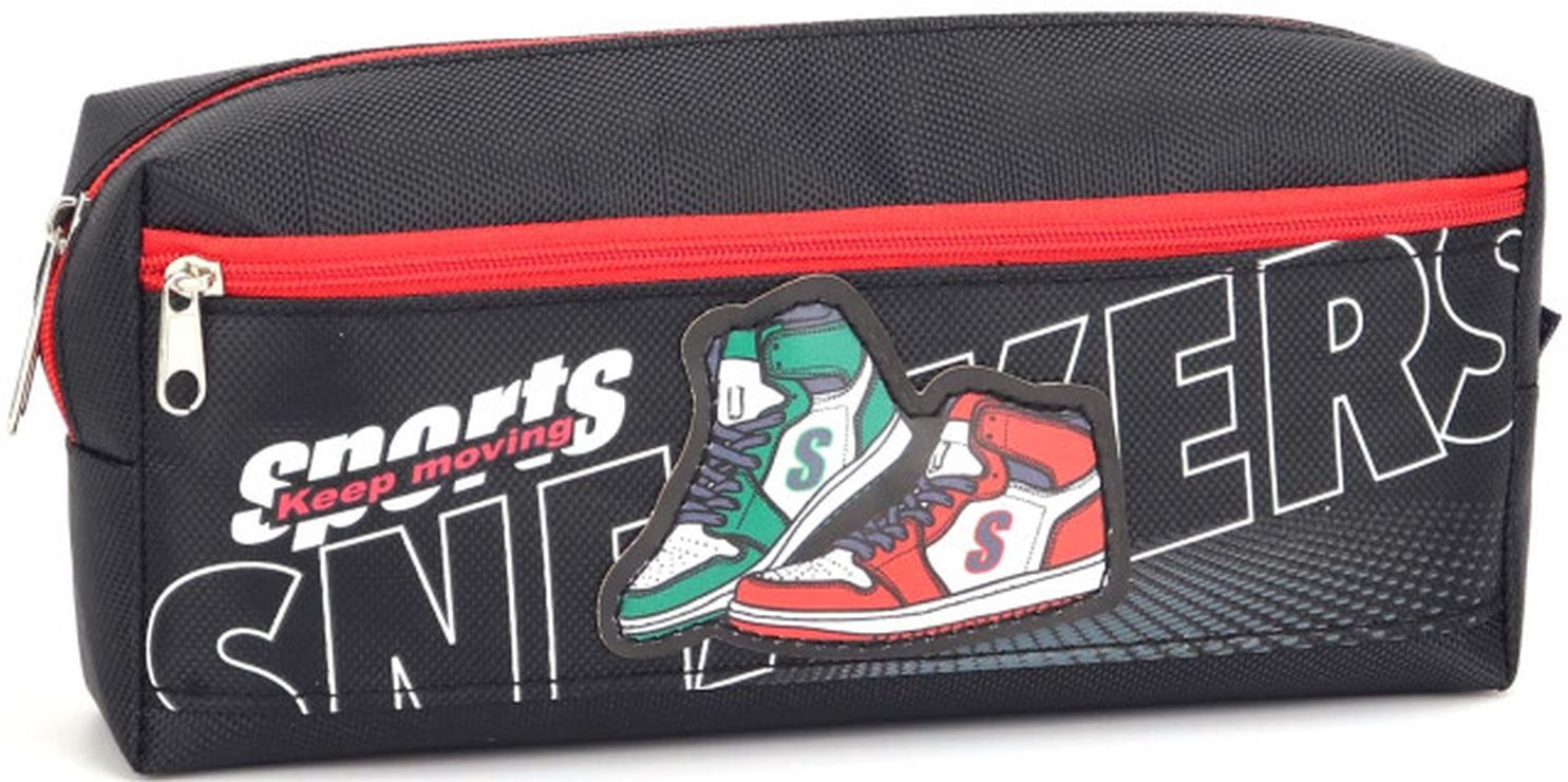 Пенал 21х4,5х9 см чорний, ТМ Мандарин