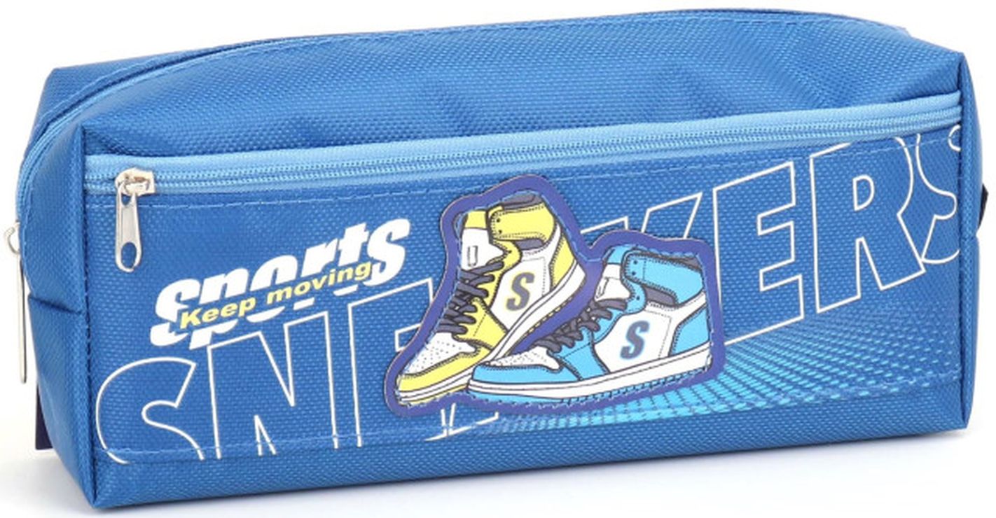 Пенал 21х4,5х9 см синій, ТМ Мандарин