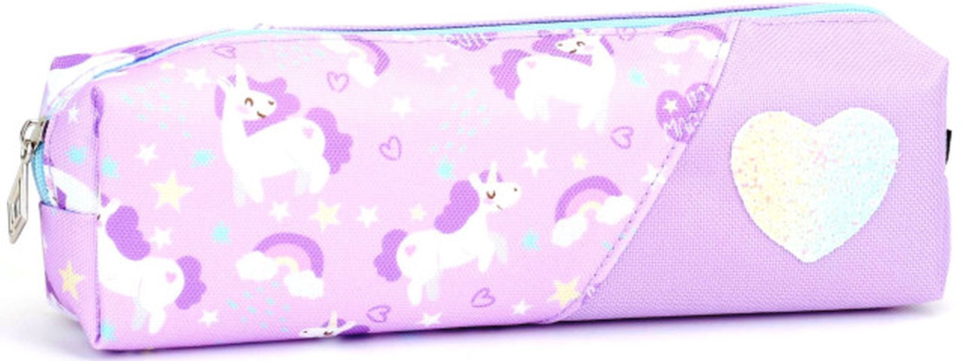 Пенал 21х4,5х6 см фіолетовий, ТМ Мандарин