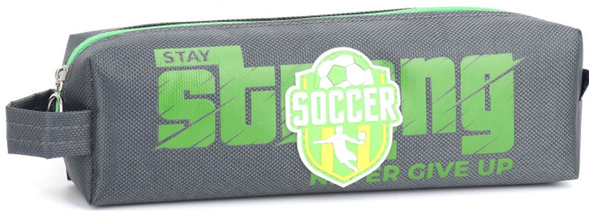 Пенал 21х4,5х6 см сірий, ТМ Мандарин