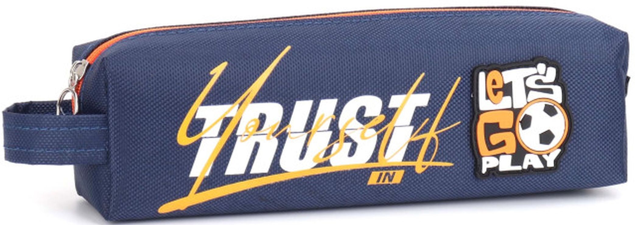 Пенал 21х4,5х6 см синій, ТМ Мандарин