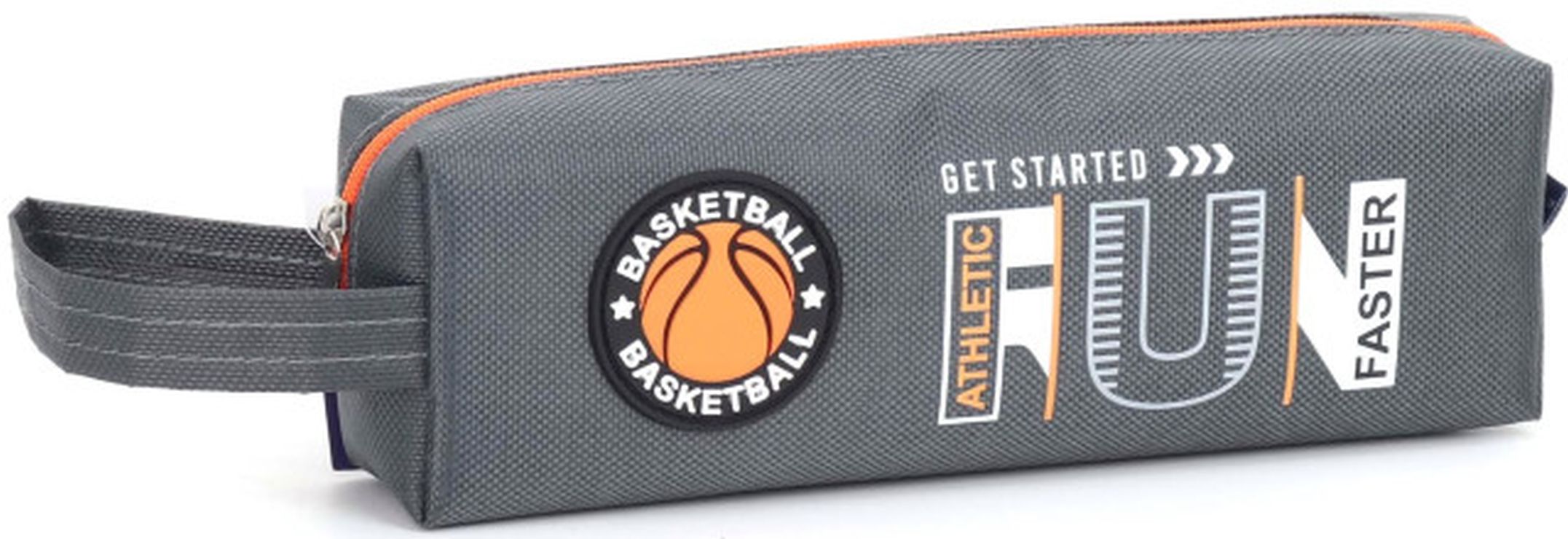 Пенал 21х4,5х6 см сірий, ТМ Мандарин