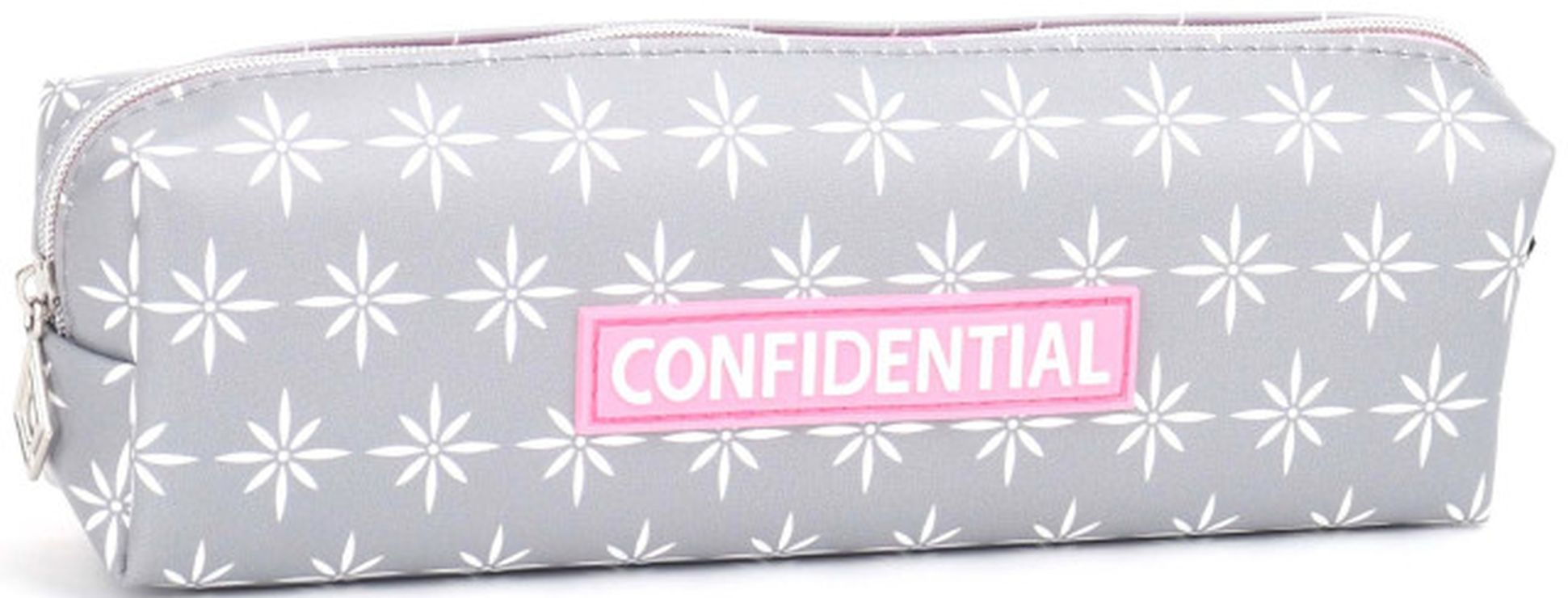 Пенал 21х4,5х6 см сірий, ТМ Мандарин