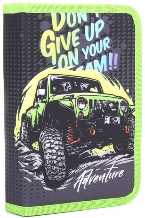 Пенал 14х4х20,5 см без клапана сірий, ТМ Мандарин