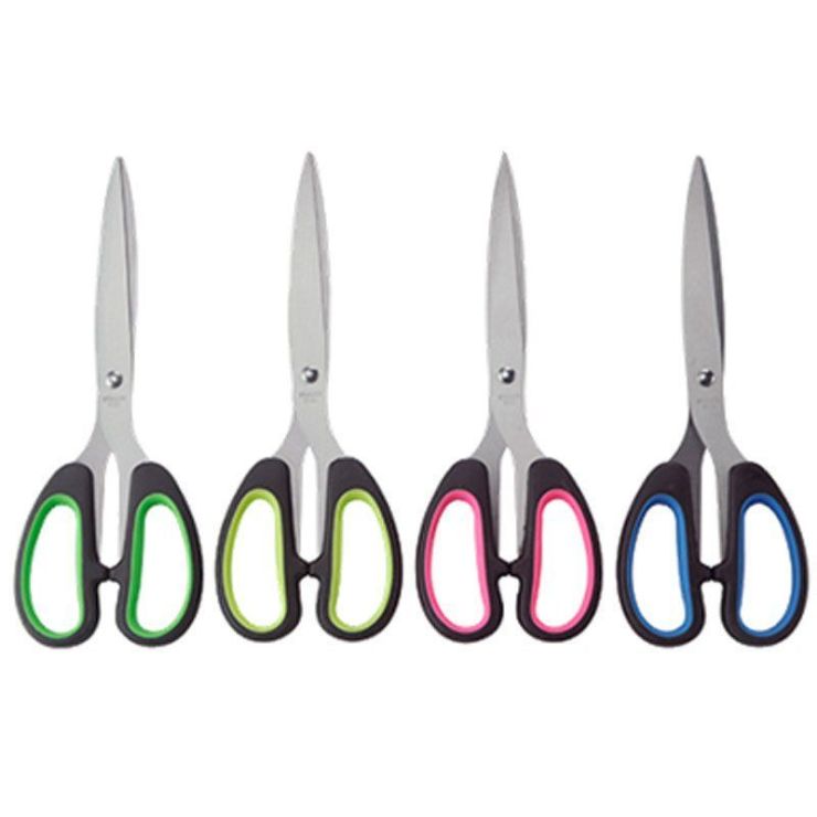 Ножиці офісні 20,7 мм з зеленими вставками,ТМ Buromax