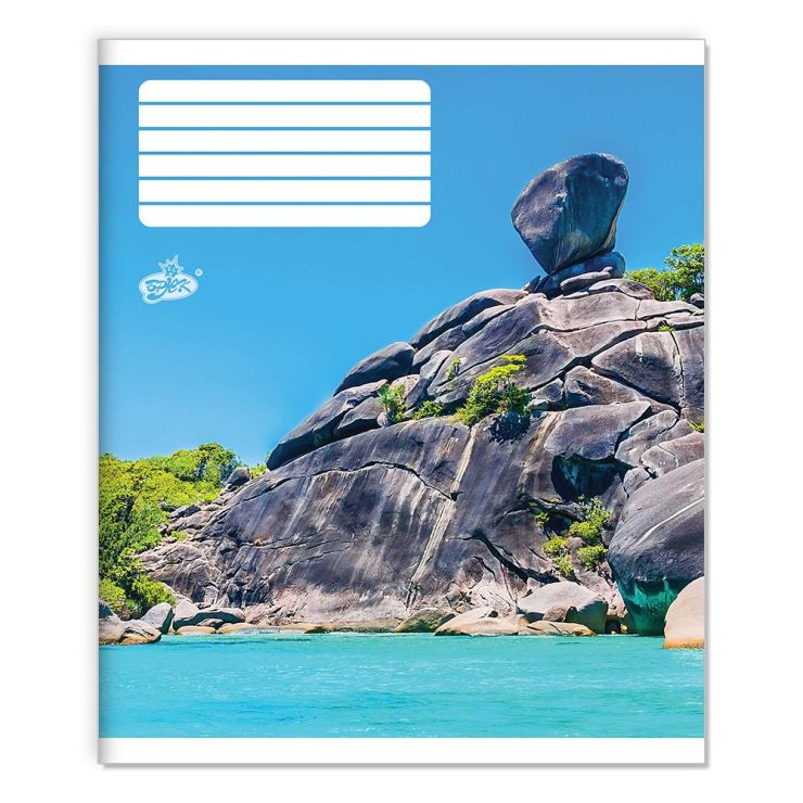 Зошит на 12 аркушів у клітинку «Зачаровані схили» №2542, ТМ Brisk