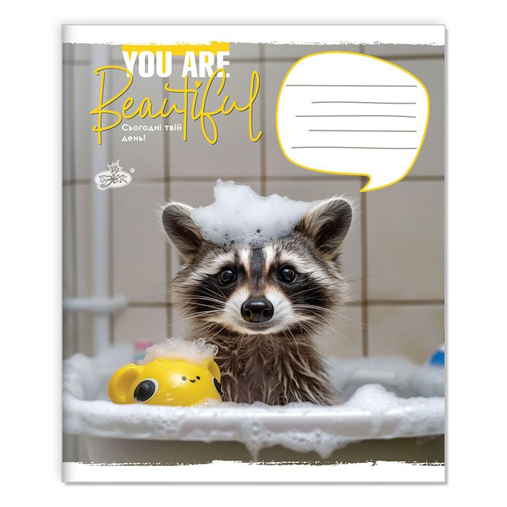 Зошит на 12 аркушів у клітинку «Спа» №2535, ТМ Brisk