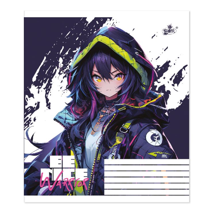 Зошит на 48 аркушів у клітинку «Воїн», №2590, ТМ Brisk