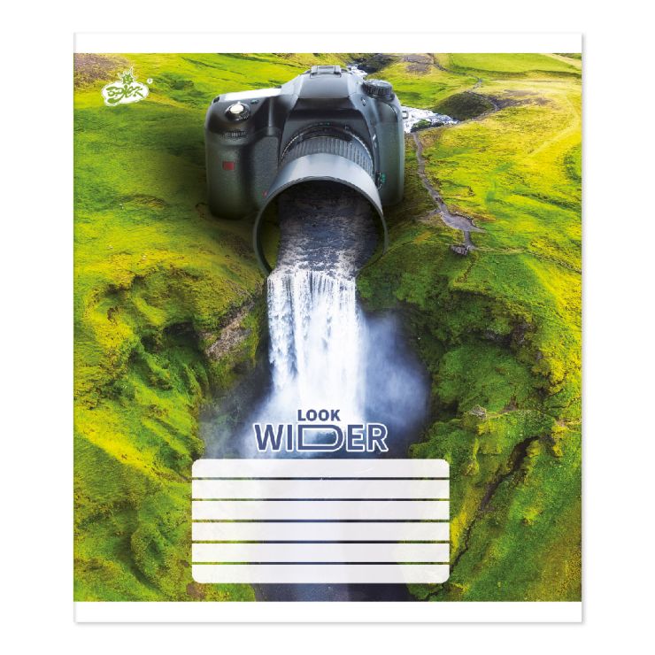 Зошит на 48 аркушів у клітинку «В об'єктиві», №2604, ТМ Brisk