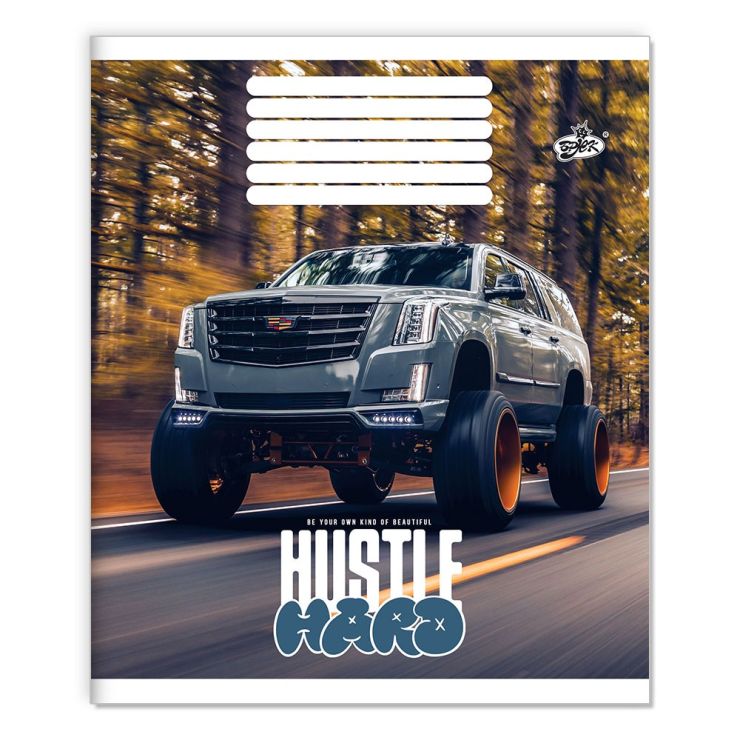 Зошит на 36 аркушів у лінію «Вуличні вібрації» №2581, ТМ Brisk