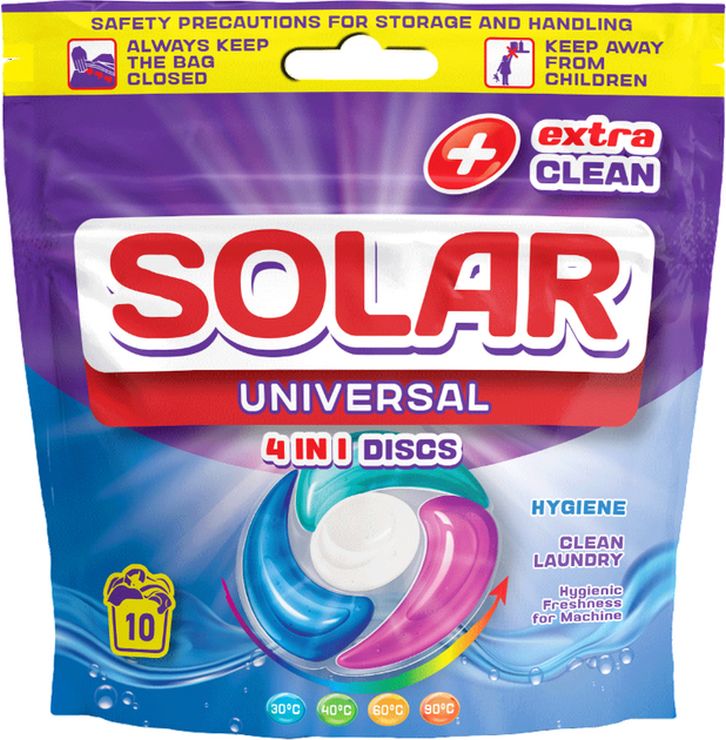 Капсули для прання «Universal» 10 шт, ТМ Solar