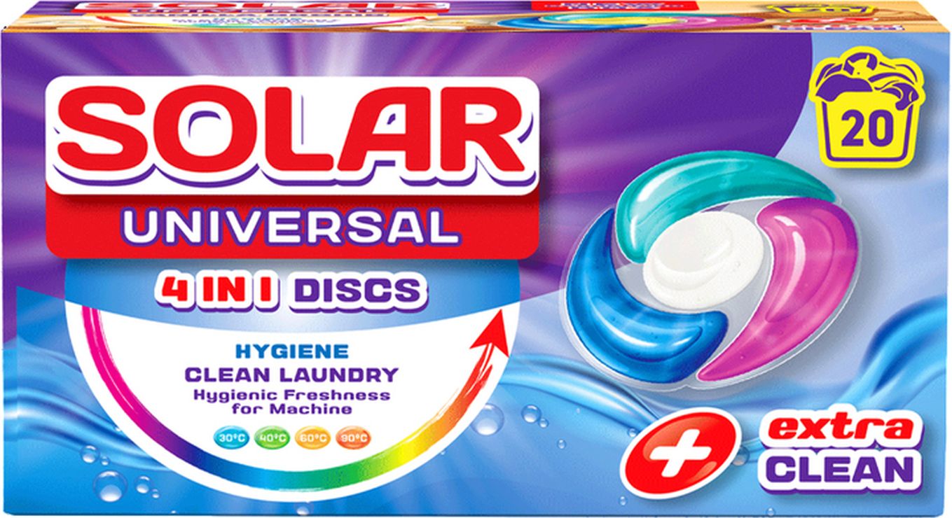 Капсули для прання «Universal» 20 шт, ТМ SOLAR
