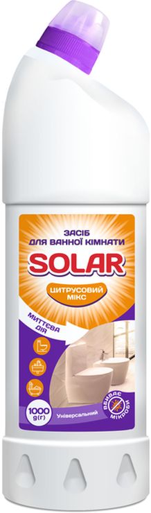 Засіб для чищення «Цитрусовий мікс» універсальний 1000 мл, ТМ Solar