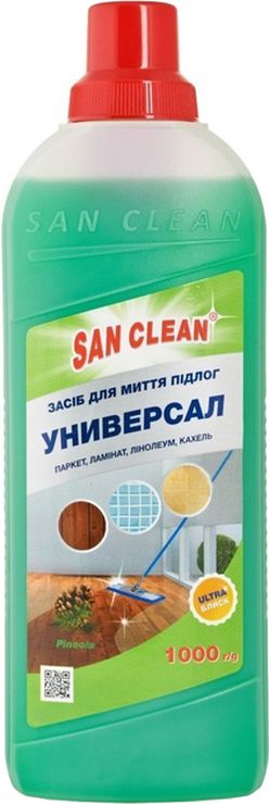 Засіб чистяче-миючий «Універсал 2000. Хвоя» для миття підлог 1000 мл, ТМ San Clean
