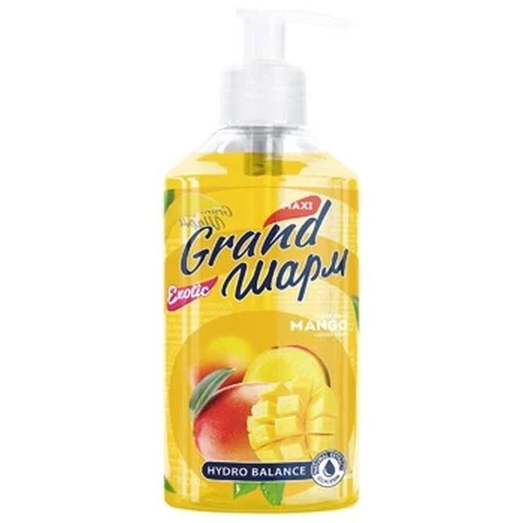 Мило рідке «Манго» з дозатором 500 мл, ТМ Grand Шарм
