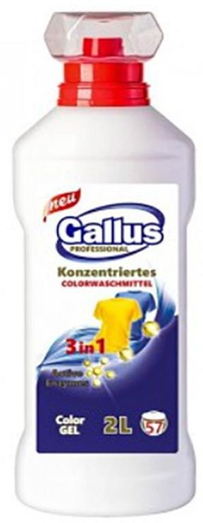 Гель для прання «Color» 3 в 1, 2л на 57 прань, ТМ Gallus