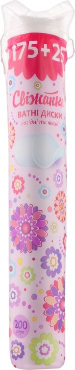 Ватні диски «Свіжанка» 175+25 шт