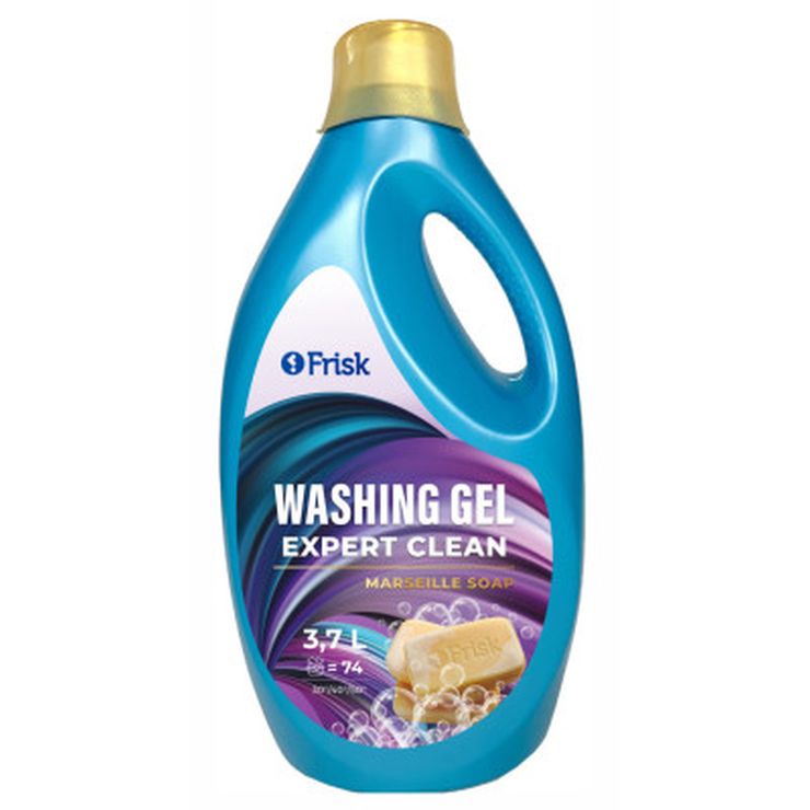 Гель для прання «EXPERT CLEAN Марсельське мило » універсальний 3,7 л., ТМ Frisk