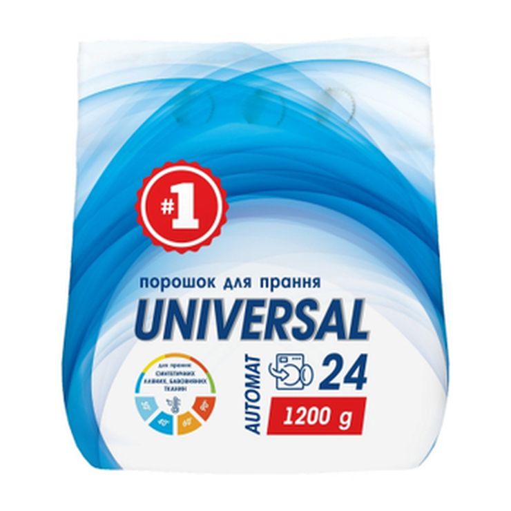 Пральний порошок «Гірська Свіжість» безфосфатний автомат 1200 г, ТМ «#1»
