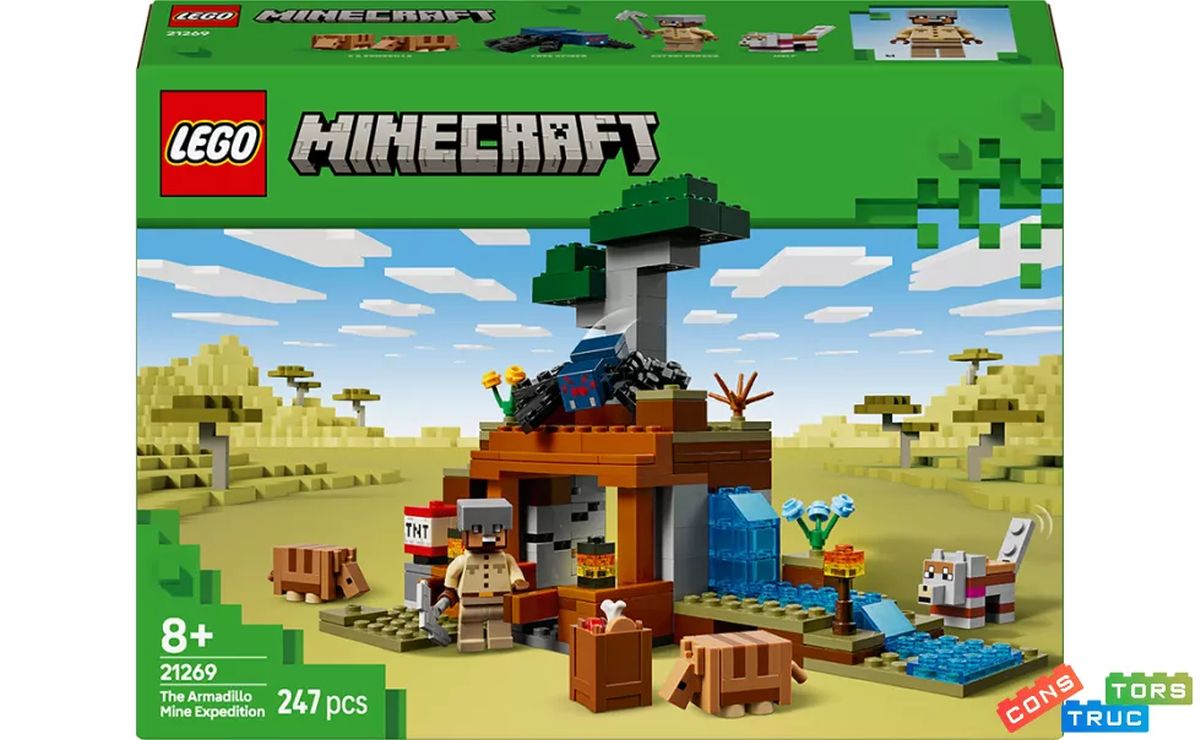 Конструктор «Шахтна експедиція. Броненосець» на 247 деталей, у коробці 19х6х26, ТМ Lego