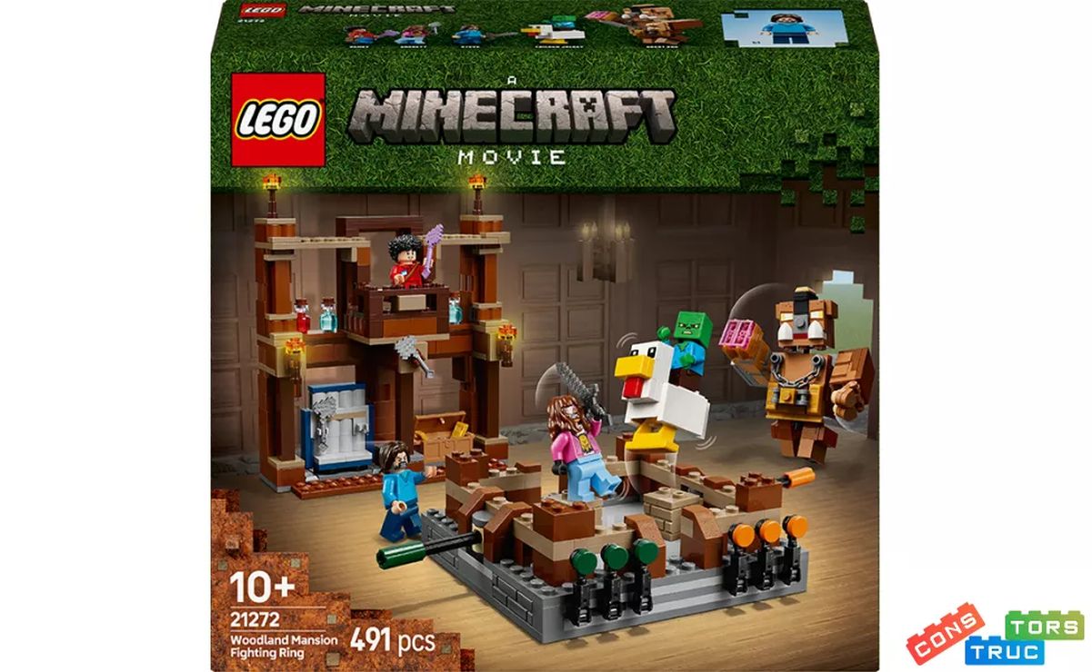 Конструктор «Бійцівський ринг у лісовій садибі» на 491 деталь, у коробці 28х8х26 см, ТМ Lego