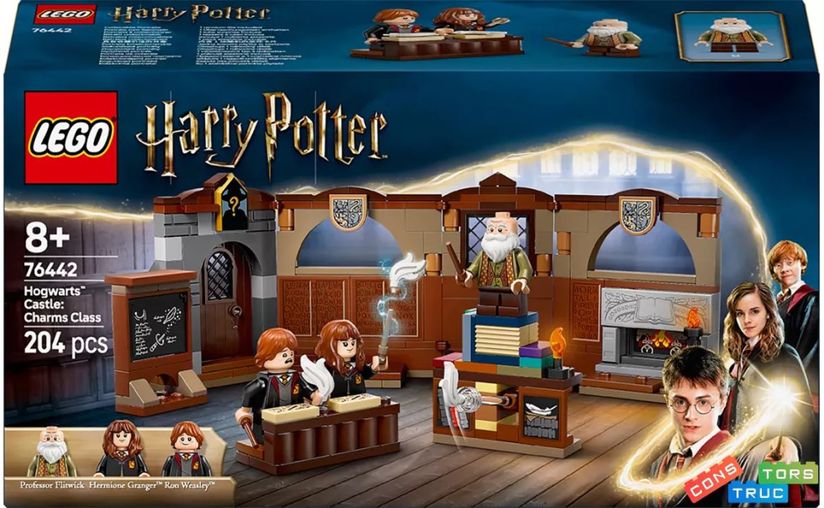 Конструктор «Замок Гоґвортс. Урок чарів» на 204 деталі, у коробці 26х7х14 см, ТМ Lego