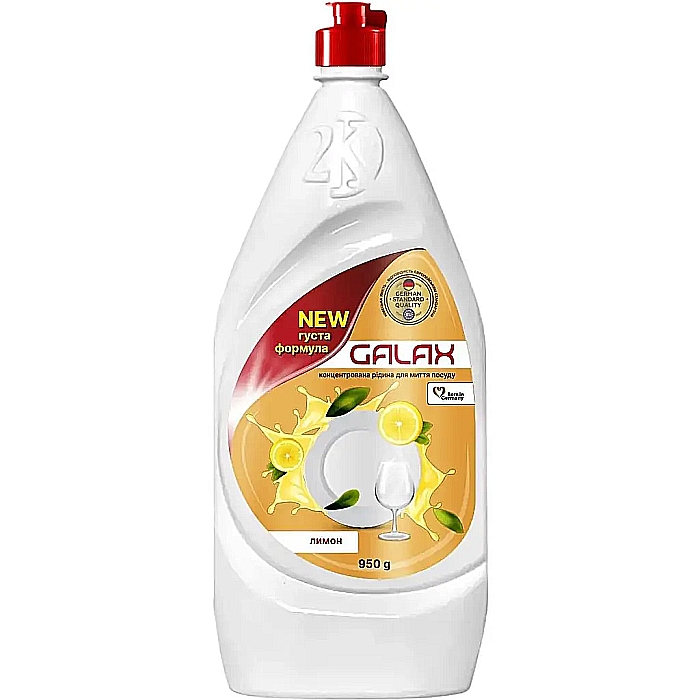 Концентрована рідина для миття посуду «Лимон» 950 г, GALAX