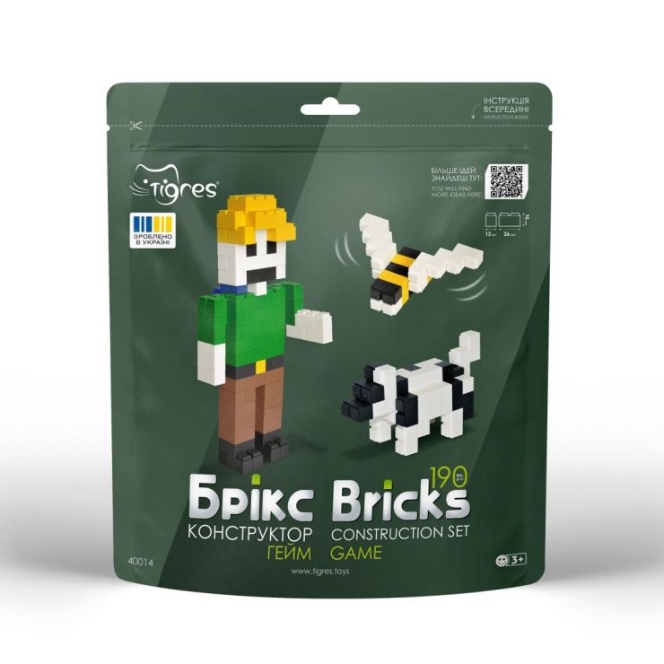 Конструктор «Бріск. Гейм» на 190 детаей, ТМ Тигрес