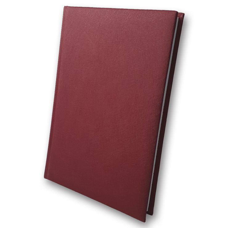 Щоденник недатований «Inflok» А6 на 176 аркушів бордо, ТМ Brisk
