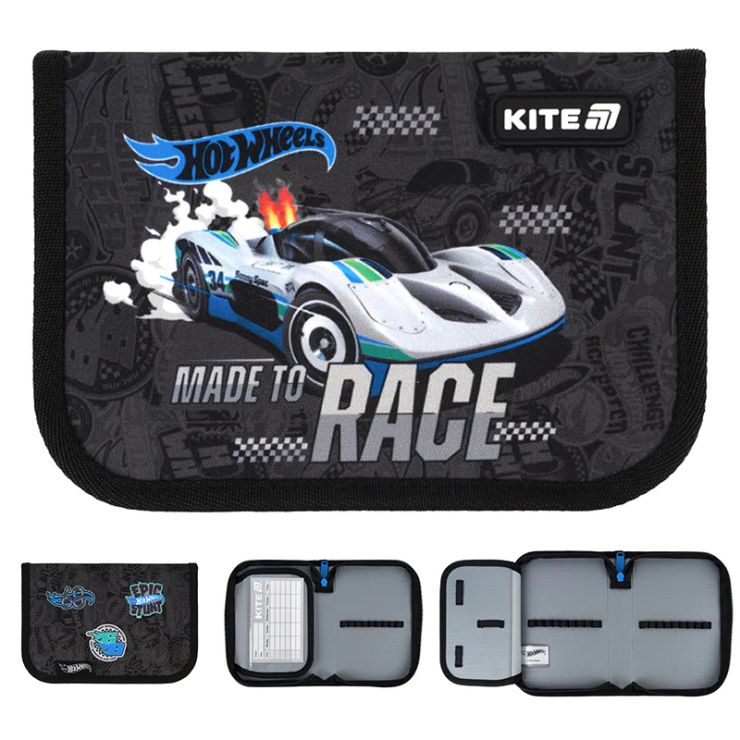 Пенал «HW» 20,5х14х4 см на 1 відділення, ТМ Kite