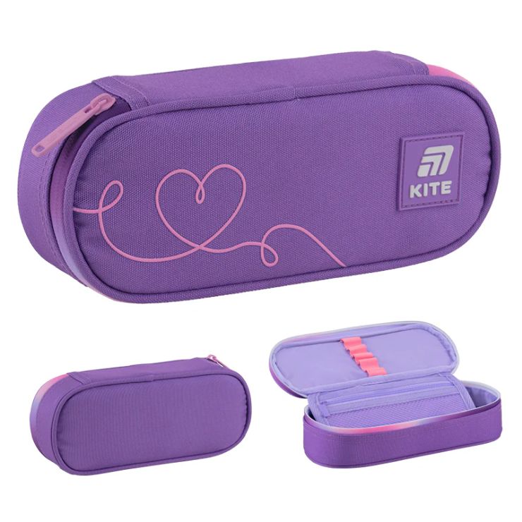 Пенал «Looking Good» 22х8,5х4,5 см на 1 відділення, ТМ Kite