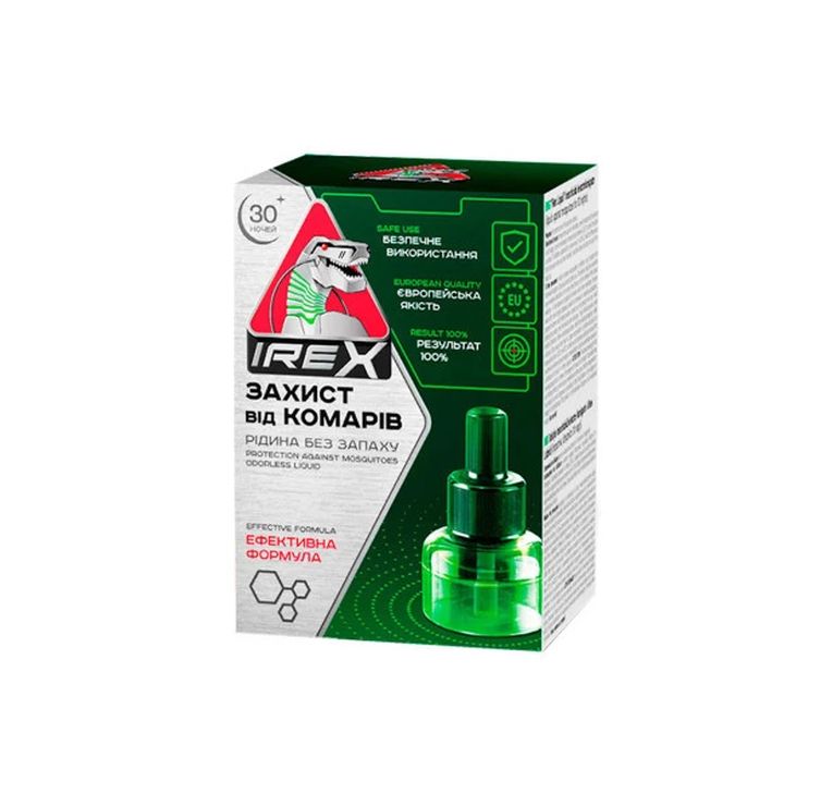 Рідина від комарів «IREX» 20 мл на 30 ночей, запаска