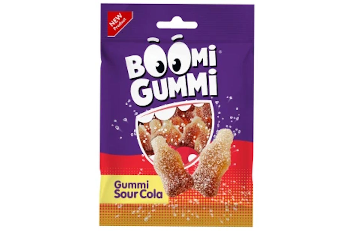 Цукерки желейні «Boomi Gummi Sour Cola» 70 г, ТМ Міленіум