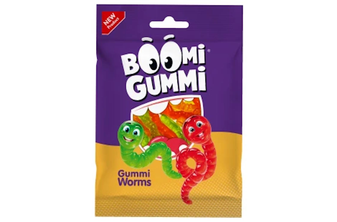 Цукерки желейні «Boomi Gummi Worms» 70 г, ТМ Міленіум