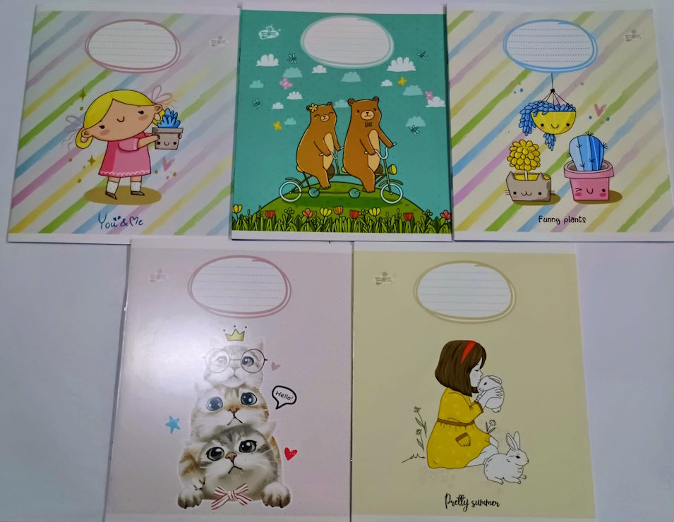 Зошит на 12 аркушів у клітинку «Маленькі історії» №2536, ТМ Brisk