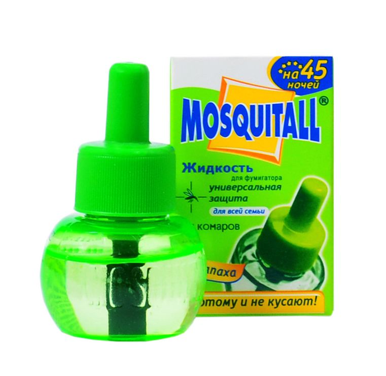 Рідина від комарів «MOSQUITALL. Універсальний захист» 30 мл на 45 ночей, запаска