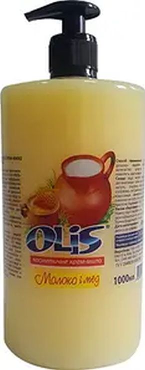 Крем-мило «Молоко та мед» з дозатором 500 мл, ТМ Olis
