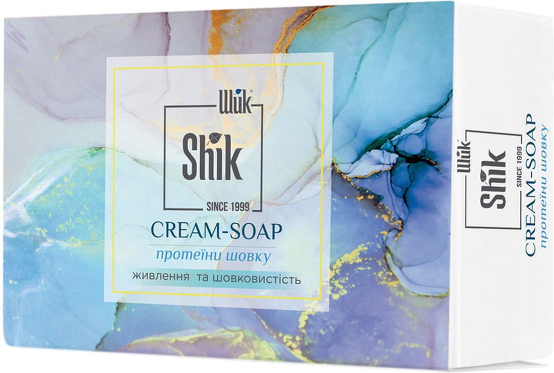 Крем-мило «Протеїни шовку» тверде 100 г, ТМ Шик