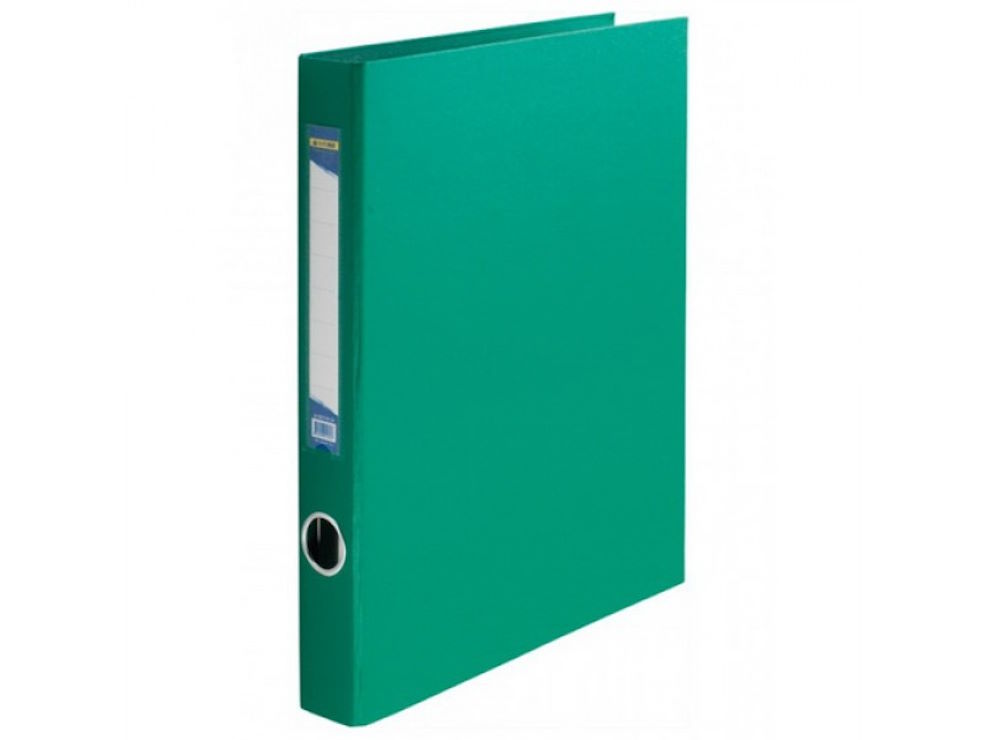 Папка-реєстратор А4 двостороння на 2 кільця збірна 40 мм, PP, зелена, ТМ Buromax