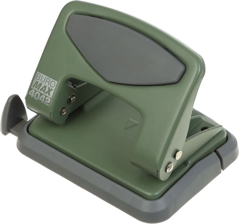 Діркопробивач металевий «MORANDI STYLE» до 25 аркушів, зелений, ТМ Buromax